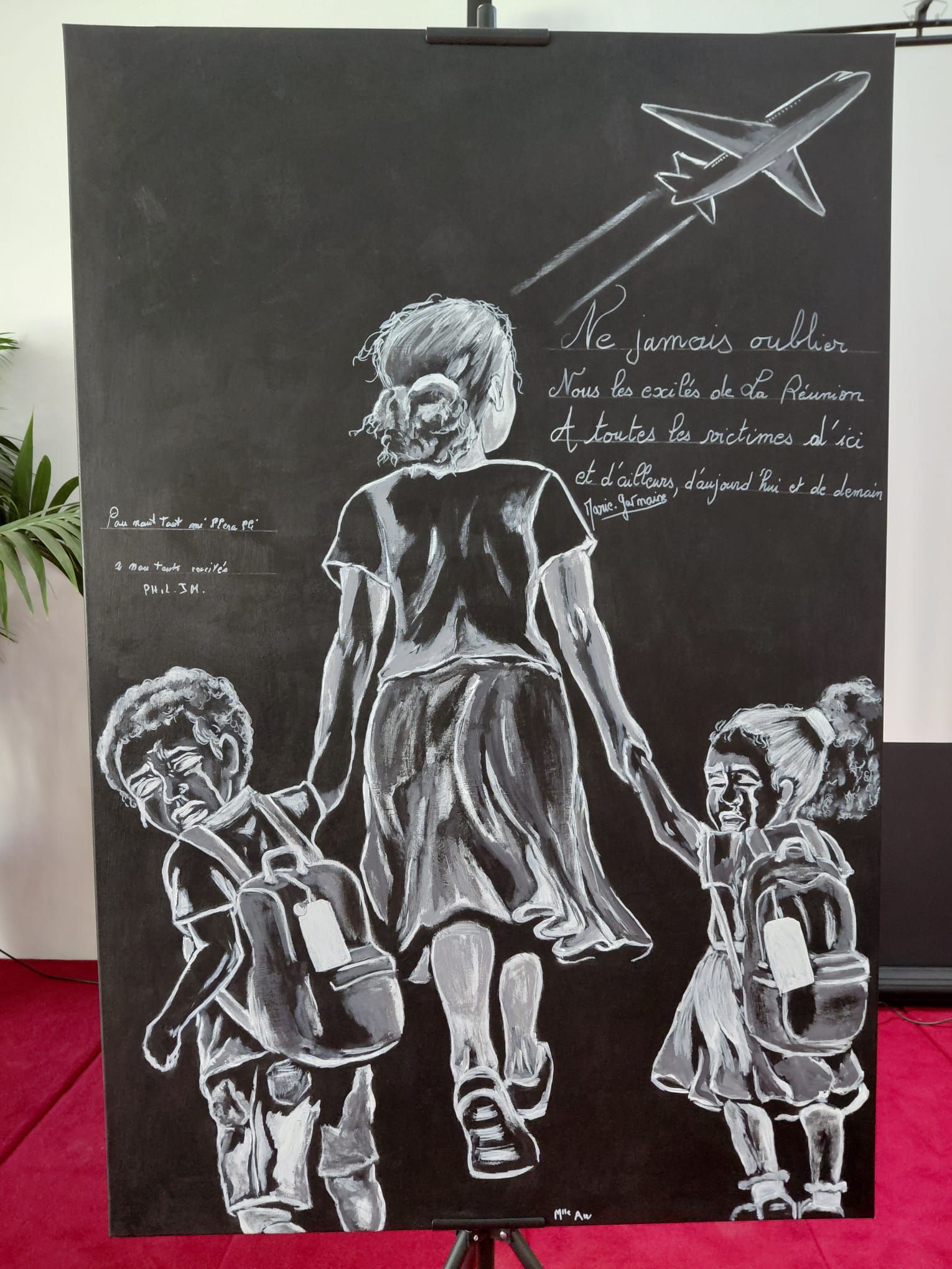 Image Mot de l'artiste qui décrit son oeuvre